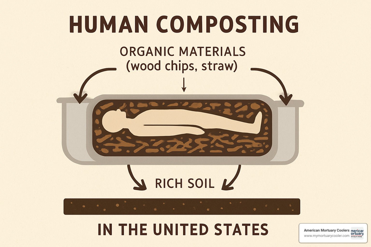 A Comprehensive Guide to Turning a Body into Compost - American Mortuary Coolers & Equipments A Comprehensive Guide to Turning a Body into Compost - American Mortuary Coolers & Equipments